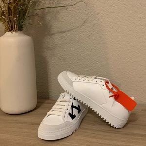 Off White leather white sneakers | Never worn